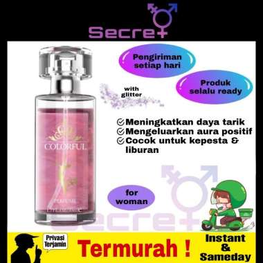 MOAI COLOR FULPHEROMONES PERFUME | PARFUM PRIA WANITA DEWASA (PINK - 50 ML)