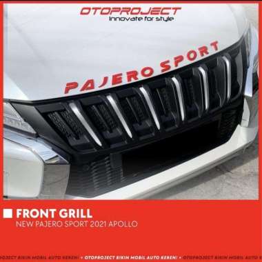 Front Grill / Grill Depan Pajero Sport 2021 Facelift Apollo Otoproject Glossy Black