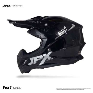 Helm Jpx Fox1 Solid XL Black Metallic