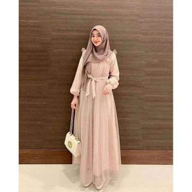 Gamis kondangan simple elegan