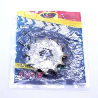 GEAR DEPAN OSK SUPRA 12T+CLIP Silver