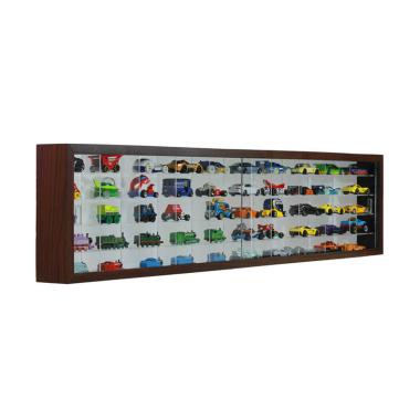 Rak Hot Wheels Diecast Wooden 50 Slot Landscape Akrilik – Old Vintage