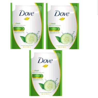 Promo Harga Dove Body Wash Go Fresh Fresh Touch 400 ml - Blibli