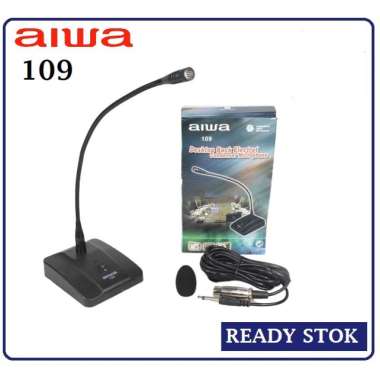 Aiwa Microphone Meja/Podium Kabel AIWA 109 kabel 4 meter