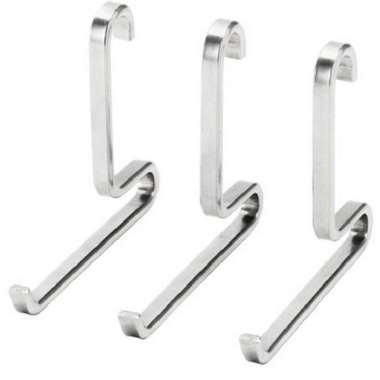 1Set 3Pcs Pengait Untuk Gantungan Besi Dinding Dapur Kuat_Original