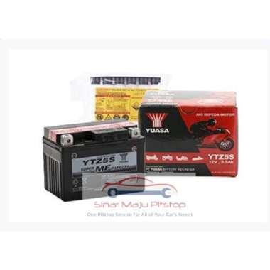 Aki YUASA SUPER MF PAFECTA YTZ5S 12V 3.5Ah Accu Kering Motor YAMAHA MIO GT & MIO M3/Z & MIO SOUL & X