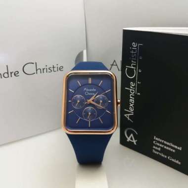 Jam Tangan Wanita Alexandre Christie AC2744 AC 2744 Blue Original