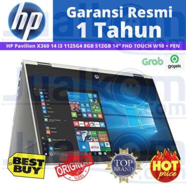 HP Pavilion X360 14 DY0060TU i3 1125G4 8GB 512GB 14” FHD TOUCH W10