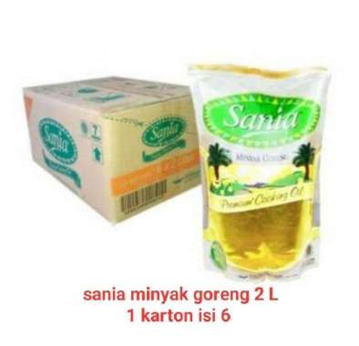 Promo Harga SANIA Minyak Goreng 2000 ml - Blibli