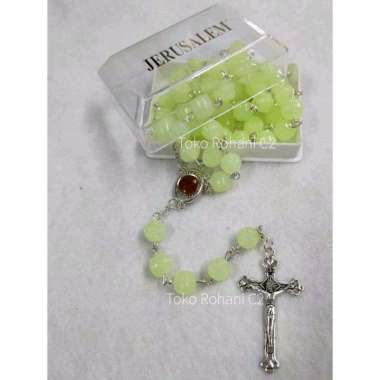 Rosario Fosfor Mawar 8mm + Box - Rosario Jerusalem