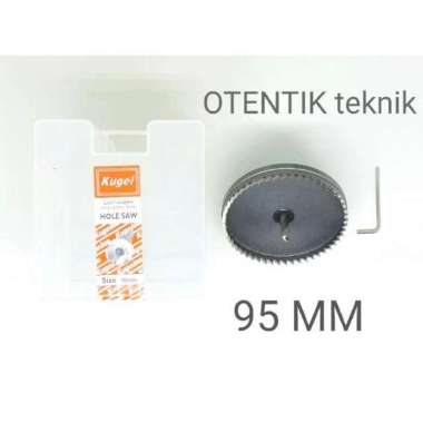HOLE SAW BESI HSS KUGEL 95 MM - MATA BOR LUBANG 95 MM