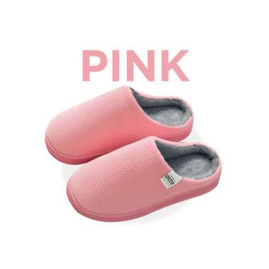 Goto Pompo Sendal Rumah Indoor Home Slipper Sandal Kamar Hotel Empuk 38-39 PINK
