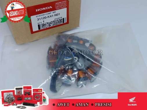 SPULL SPUL ALL NEW SUPRA X 125 FI ORIGINAL HONDA 31120-K41-N01 STATOR