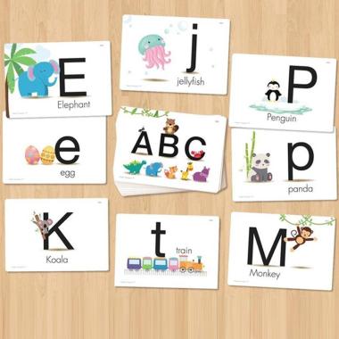Flash card kids and baby - ABC