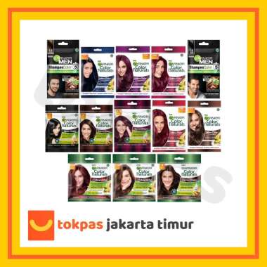 Garnier Color Naturals Express Cream / Ultra Color Sachet Garnier Pewarna Rambut Men 3.0 Coklat kehi