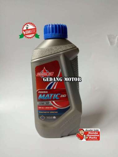 OLI MOTOR OLI FEDERAL MATIC FLICK 800ml ASLI SAE 30