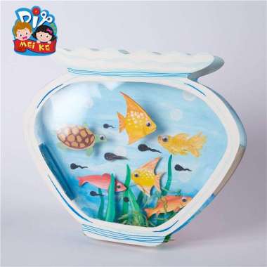 DIY Project Art Craft Fish Aquarium & Insect Prakarya Anak Kids DIY Kit Fish Bowl