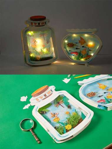 DIY Project Art Craft Fish Aquarium & Insect Prakarya Anak Kids DIY Kit Insect