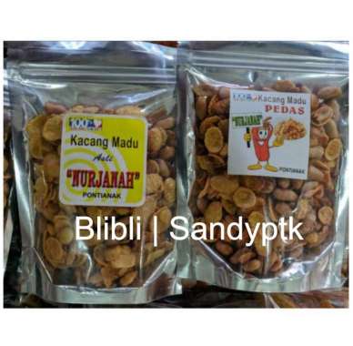 Kacang Madu Nurjanah Original Pedas Khas Pontianak Original