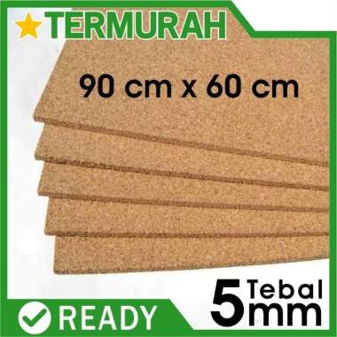 Cork Board 5Mm Pin Sheets Sheet Gabus Lembaran Patah Polos Mading Multicolor