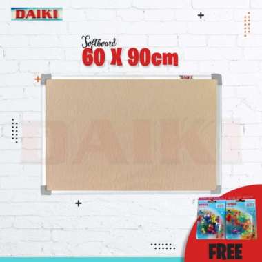 Papan Soft Board / Tempel 60 X 90 Multicolor