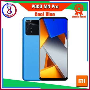 Xiaomi - POCO M4 Pro 4G (LTE) Kapasitas 6/128 dan 8/256 - Garansi Resmi 8GB/256GB Blue