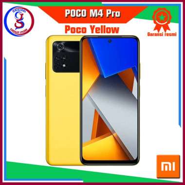 Xiaomi - POCO M4 Pro 4G (LTE) Kapasitas 6/128 dan 8/256 - Garansi Resmi 8GB/256GB Yellow