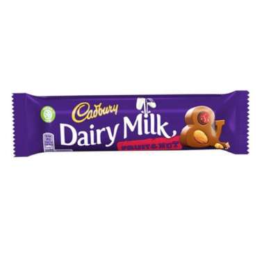 Promo Harga Cadbury Dairy Milk Fruit & Nut 62 gr - Blibli