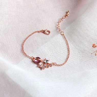 ONE-K84 Kalung Titanium Wanita Korean Style Motif Planet Kalung Rantai Wanita Gelang Bintang Kunci N