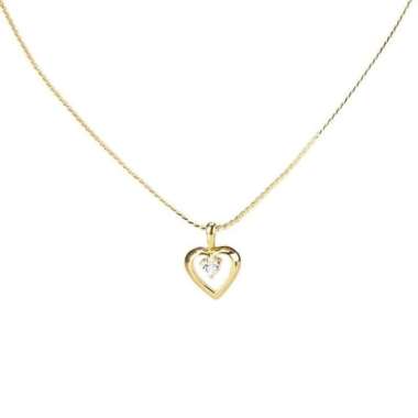 1901 Jewelry Kalung Love Swarovski Lapis Emas