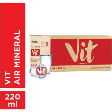 Air Mineral VIT GELAS [220 ml / 42 Pcs / Dus ]