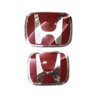 Lembaran Variasi Emblem Logo Honda for Honda HRV RED