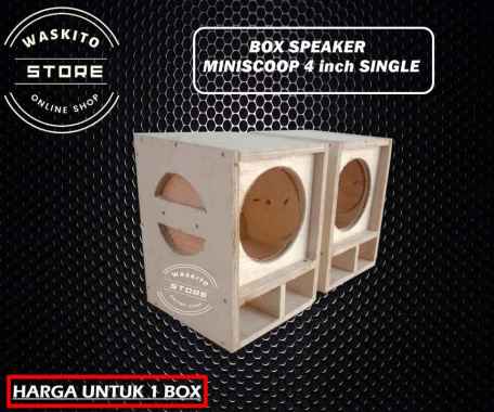 Box Speaker Miniscoop 4 Inch Subwoofer