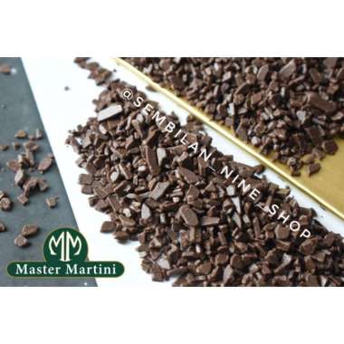 Master Martini Caribe Chocolate Dark Flakes 1 kg Coklat Keping Cokelat Flake