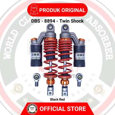 Shock Tabung DBS 8894 GP SERIES 280MM BLACK RED