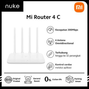 XIAOMI Mi Router 4C 4 Antena Omnidirectional Memori 64 MB