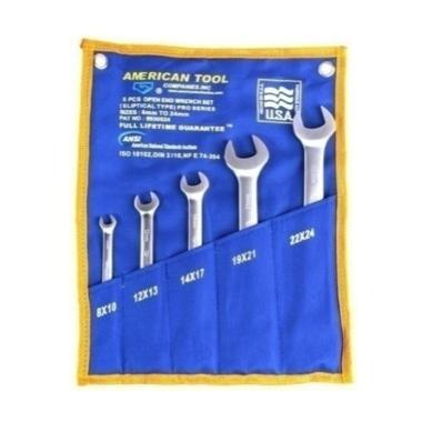 American Tool 8930524 Elliptical Set Kunci Pas [5 pcs]