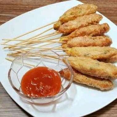 sempolan ayam 10 tusuk +saos sambal