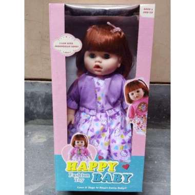 FREE BATT !! MAINAN ANAK BONEKA HAPPY BABY BIBI SINGER BABY DOLL BONEKA SUSAN BISA BICARA Dress Kitt