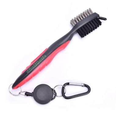 dGolfGolfs Sikat Stick Golf Club Brush Red