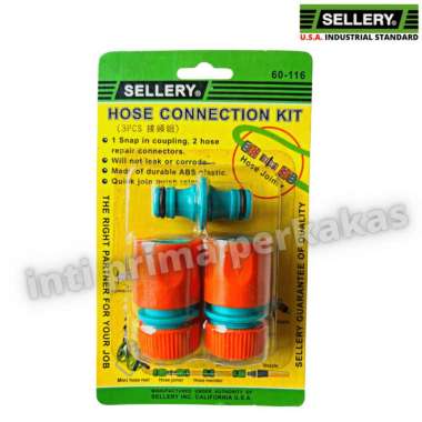 Connector coupling selang air SELLERY isi 3 pcs konektor penyambung