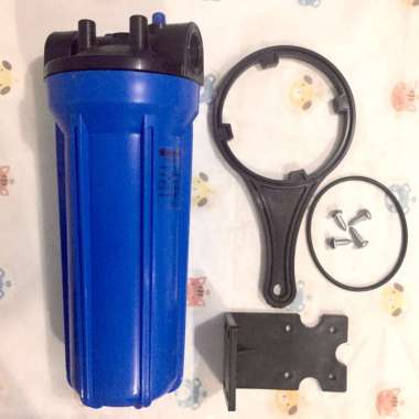 Tabung Housing Filter Air ukuran 10 inch BIRU utk Air Bersih dan Hidroponik