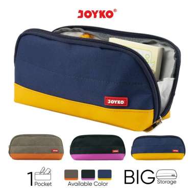 Kotak Tempat Pensil Pencil Case Joyko PC-5005 Black