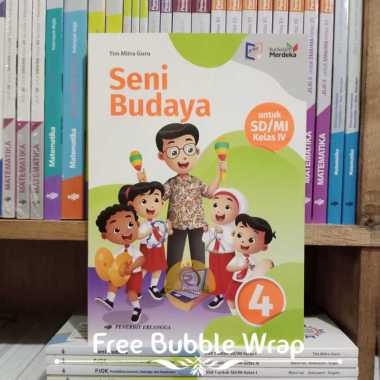 BUKU SENI BUDAYA KELAS 4 SD KURIKULUM MERDEKA 2021 ERLANGGA