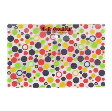 TOMEX Map Plastik Kancing Motif CLAIR COULEUR F4 / Map Plastik / Map / Map File/ File Folder / Smart