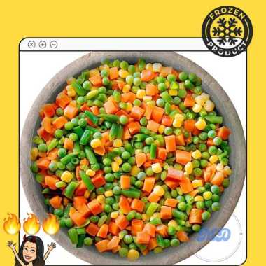 Mix Vegetable 4 Jenis Sayuran Beku 1 Kg / Frozen Mix Vegetable / Sayuran Beku