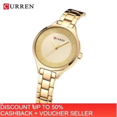 Curren 9015 - Promo Diskon Flash Sale - Jam Tangan Wanita Analog - Alloy Japan Quartz Anti Air Origi