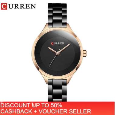 Curren 9015 - Promo Diskon Flash Sale - Jam Tangan Wanita Analog - Alloy Japan Quartz Anti Air Origi