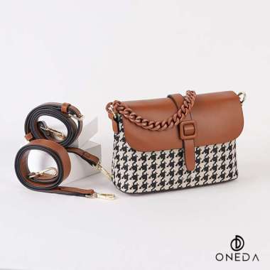 Oneda Tas Bahu Selempang Wanita #S3232 Brown