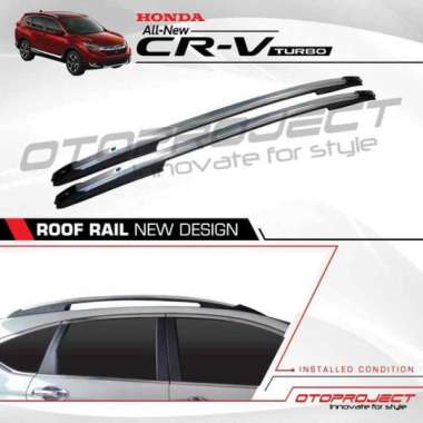 Roof Rail Honda CRV Turbo New Design Roofrail All New CRV Turbo Hitam